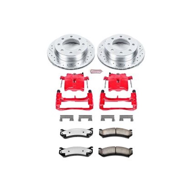 PowerStop | Z36 Extreme Disc Brake Pad/Caliper & Rotor Kit - Silverado / Sierra HD / Suburban / Yukon XL 2500 2003-2005 Power...