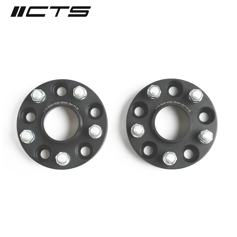 CTS TURBO | Hubcentric Wheel Spacers (Paire) - 25mm / 5x114.3 / 64.1mm - Tesla Model 3 / Y CTS Turbo Spacer de roues