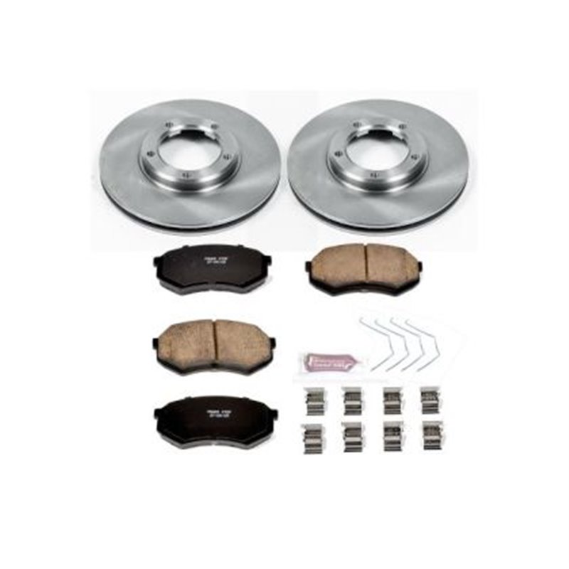 PowerStop | Disc Brake Pad & Rotor Kit - Tacoma 2.4L / 2.7L / 3.4L 1995-2004