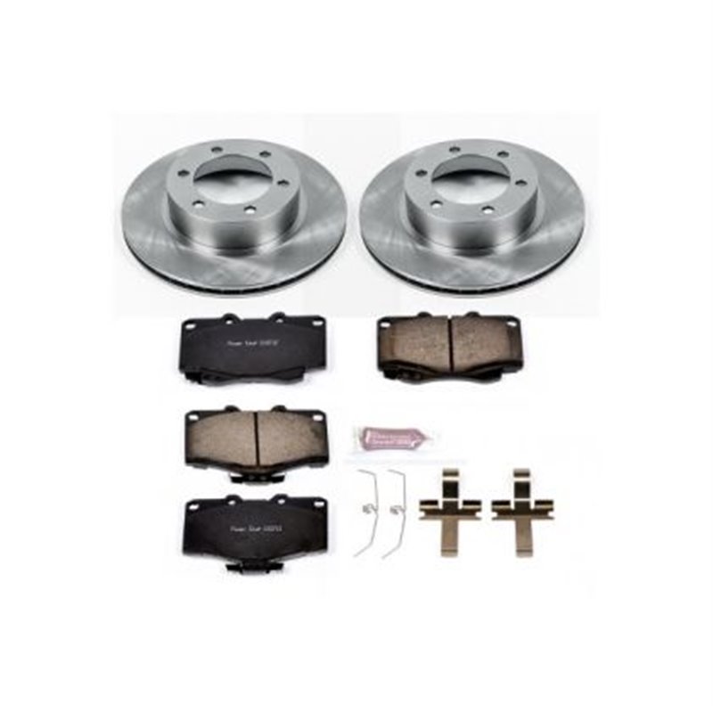 PowerStop | Disc Brake Pad & Rotor Kit - 4Runner / Tacoma 1995-2004