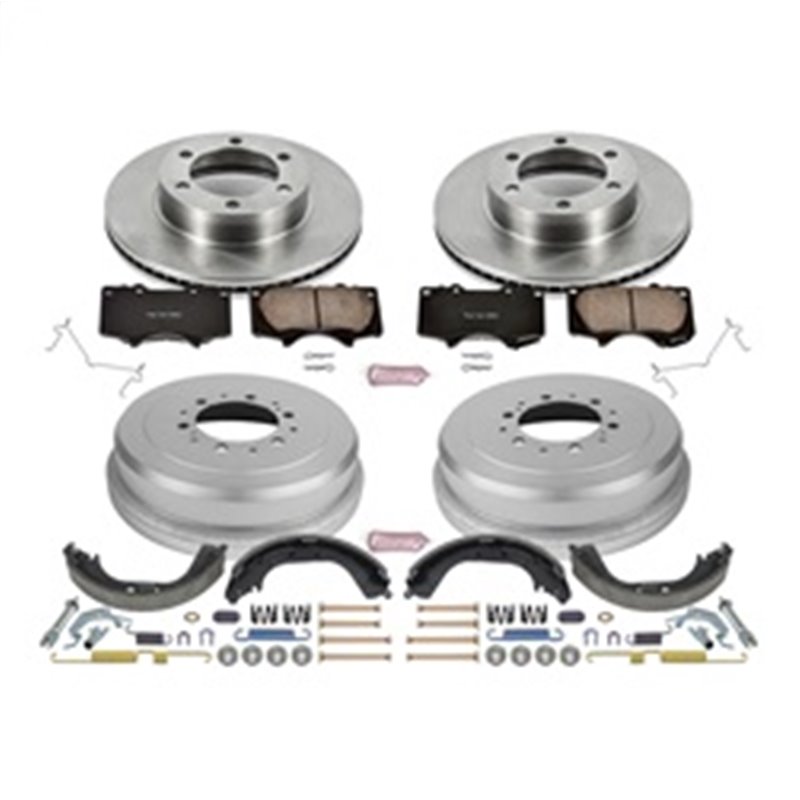 PowerStop | Complete Vehicle Disc/Drum Brake Kit - Tundra 3.4L / 4.7L 2000-2003