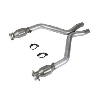 BBK Performance | High-Flow Short Mid X-Pipe Assembly - Mustang 3.7L 2011-2014 BBK Performance Exhaust Pipes