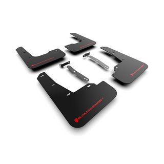 RallyArmor | Black UR Mud Flap Logo Rouge - Elantra N / N Line 2022-2023 RallyArmor Garde-boue