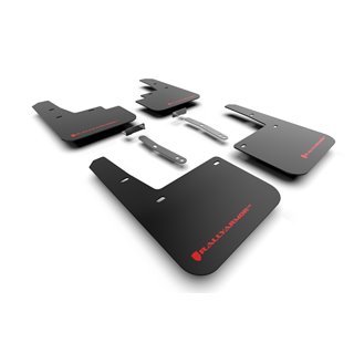 RallyArmor | Black UR Mud Flap Red Logo - Kona N-Line 2022-2023 RallyArmor Mud Flaps
