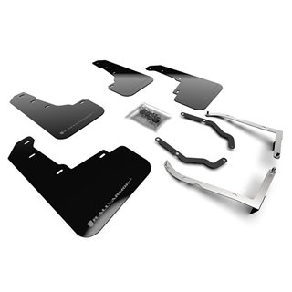 RallyArmor | Black Mud Flap Grey Logo - Subaru Crosstrek 2018-2023 RallyArmor Mud Flaps