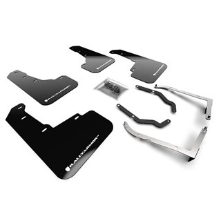 RallyArmor | Black Mud Flap White Logo - Subaru Crosstrek 2018-2023 RallyArmor Mud Flaps
