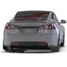 RallyArmor | Black UR Mud Flap Metallic Black Logo - Tesla Model S / S Plaid 2021-2024 RallyArmor Mud Flaps