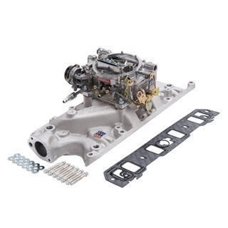 Edelbrock | Engine Intake Manifold / Carburetor Kit - GT40 / Mustang 1964-1995 Edelbrock Carburetors