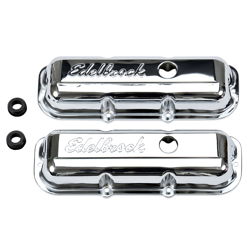 Edelbrock | Engine Valve Cover Set - Camaro 2.8L 1982-1989 Edelbrock Engine Block