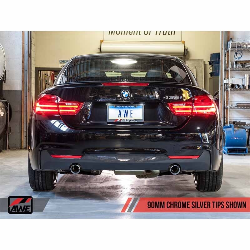 AWE Tuning | Touring Axle-Back Exhaust - BMW 3.0T 2012-2016 AWE Tuning Axle-Back Exhausts