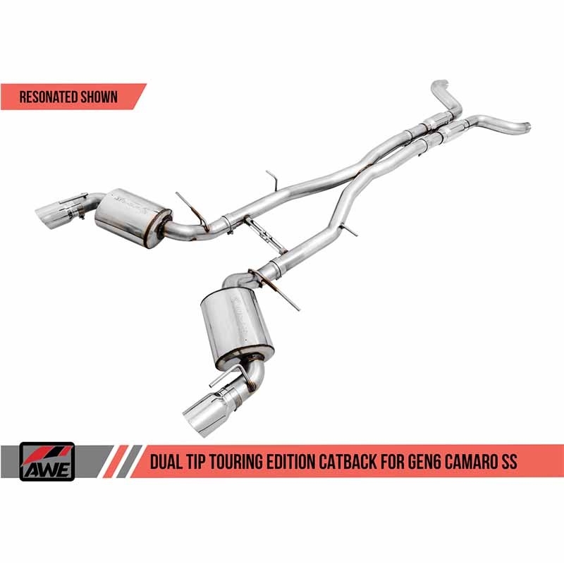 AWE Tuning | Touring Axle-Back Exhaust - Camaro LT1 / SS 6.2L 2016-2023 AWE Tuning Axle-Back Exhausts