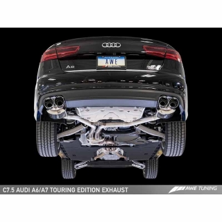 AWE Tuning | Touring Cat-Back Exhaust - A6 Quattro 3.0L 2016-2017 AWE Tuning Cat-Back Exhausts