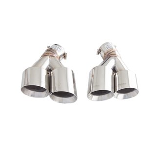 XForce | Quad Tip option (twin 4 TIP ONLY) (will NOT fit OEM) - Camaro SS 6.2L 2016-2019 XForce Embout Échappement