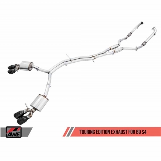 AWE Tuning | Touring Cat-Back Exhaust - S4 3.0T 2018-2022 AWE Tuning Cat-Back Exhausts