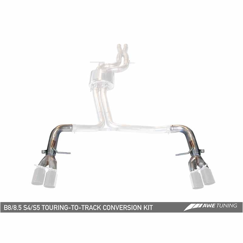 AWE Tuning | Touring to Track Conversion Kit - S4 / S5 3.0L 2010-2017 AWE Tuning Exhaust Pipes