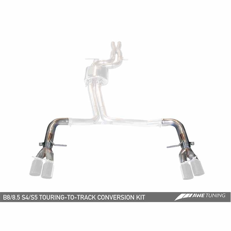 AWE Tuning | Touring to Track Conversion Kit - S4 / S5 3.0L 2013-2017 AWE Tuning Exhaust Pipes