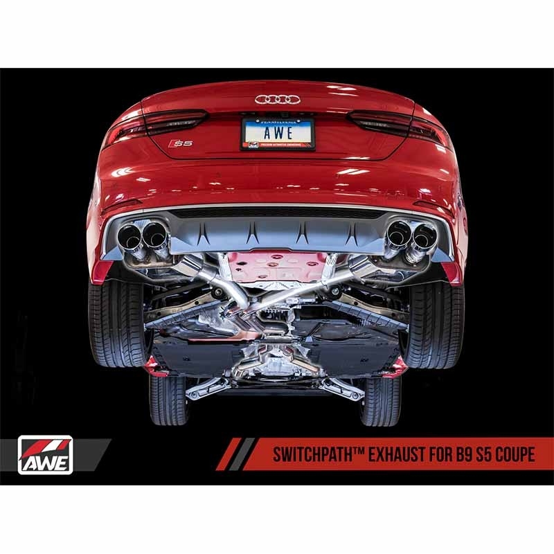AWE Tuning | SwitchPath Cat-Back Exhaust - S5 3.0T 2018-2023 AWE Tuning Cat-Back Exhausts