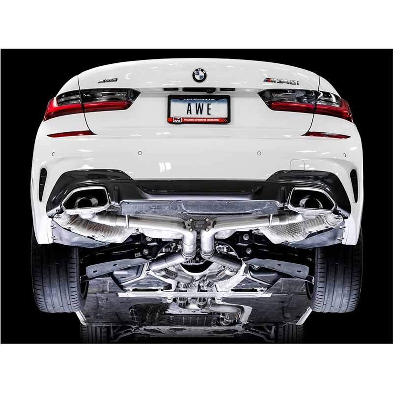 AWE Tuning | Track Cat-Back Exhaust - M340i / M340i xDrive / M440i / M440i xDrive 3.0T 2020-2023 AWE Tuning Cat-Back Exhausts