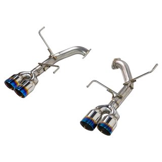 REMARK | Axle-Back Exhaust (3.5" Burnt Stainless Double Wall Tip) - WRX 2022-2023 REMARK Axle-Back Exhausts