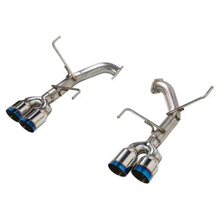 REMARK | Axle-Back Exhaust (3.5" Burnt Stainless Single Wall Tip) - WRX 2022-2023