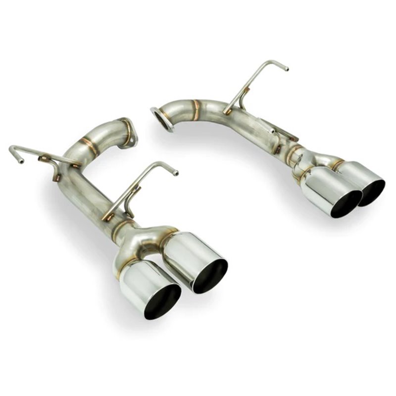REMARK | Axle-Back Exhaust (3.5" Stainless Double Wall Tip) - WRX / STi 2015-2021 REMARK Axle-Back Exhausts