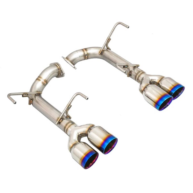 REMARK | Axle-Back Exhaust (3.5" Stainless Single Wall Tip) - WRX / STi 2015-2021 REMARK Axle-Back Exhausts