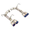 REMARK | Axle-Back Exhaust (3.5" Stainless Single Wall Tip) - WRX / STi 2015-2021 REMARK Axle-Back Exhausts