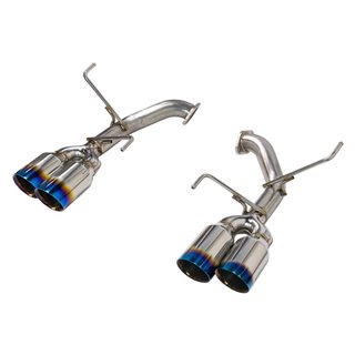 REMARK | Axle-Back Exhaust (4" Burnt Stainless Double Wall Tip) - WRX 2022-2023 REMARK Axle-Back Exhausts