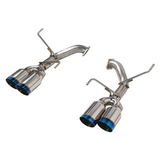 REMARK | Axle-Back Exhaust (4" Burnt Stainless Single Wall Tip) - WRX 2022-2023