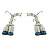 REMARK | Axle-Back Exhaust (4" Stainless Double Wall Tip) - WRX / STi 2015-2021 REMARK Axle-Back Exhausts