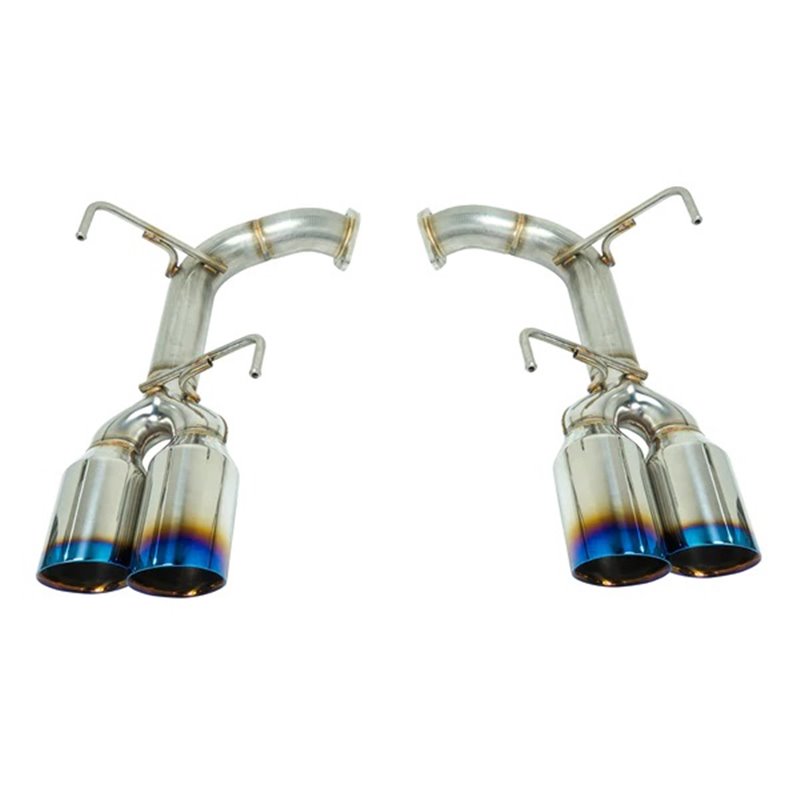REMARK | Axle-Back Exhaust (4" Stainless Double Wall Tip) - WRX / STi 2015-2021 REMARK Axle-Back Exhausts