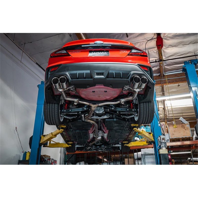 REMARK | Axle-Back Exhaust (4" Stainless Double Wall Tip) - WRX 2022-2023