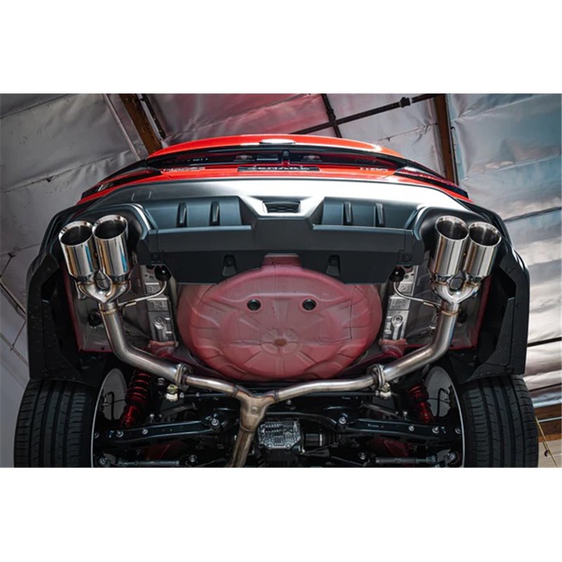 REMARK | Axle-Back Exhaust (4" Stainless Double Wall Tip) - WRX 2022-2023
