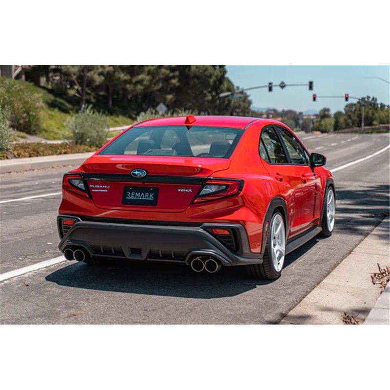 REMARK | Axle-Back Exhaust (4" Stainless Double Wall Tip) - WRX 2022-2023