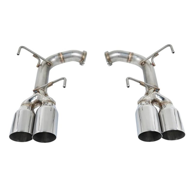 REMARK | Axle-Back Exhaust (4" Stainless Single Wall Tip) - WRX / STi 2015-2021 REMARK Axle-Back Exhausts