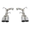 REMARK | Axle-Back Exhaust (4" Stainless Single Wall Tip) - WRX / STi 2015-2021 REMARK Axle-Back Exhausts