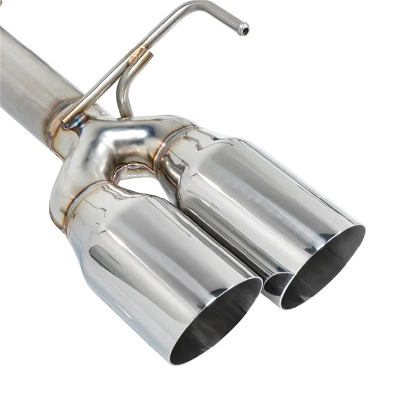 REMARK | Axle-Back Exhaust (4" Stainless Single Wall Tip) - WRX / STi 2015-2021 REMARK Axle-Back Exhausts
