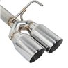 REMARK | Axle-Back Exhaust (4" Stainless Single Wall Tip) - WRX / STi 2015-2021 REMARK Axle-Back Exhausts