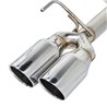 REMARK | Axle-Back Exhaust (4" Stainless Single Wall Tip) - WRX / STi 2015-2021 REMARK Axle-Back Exhausts