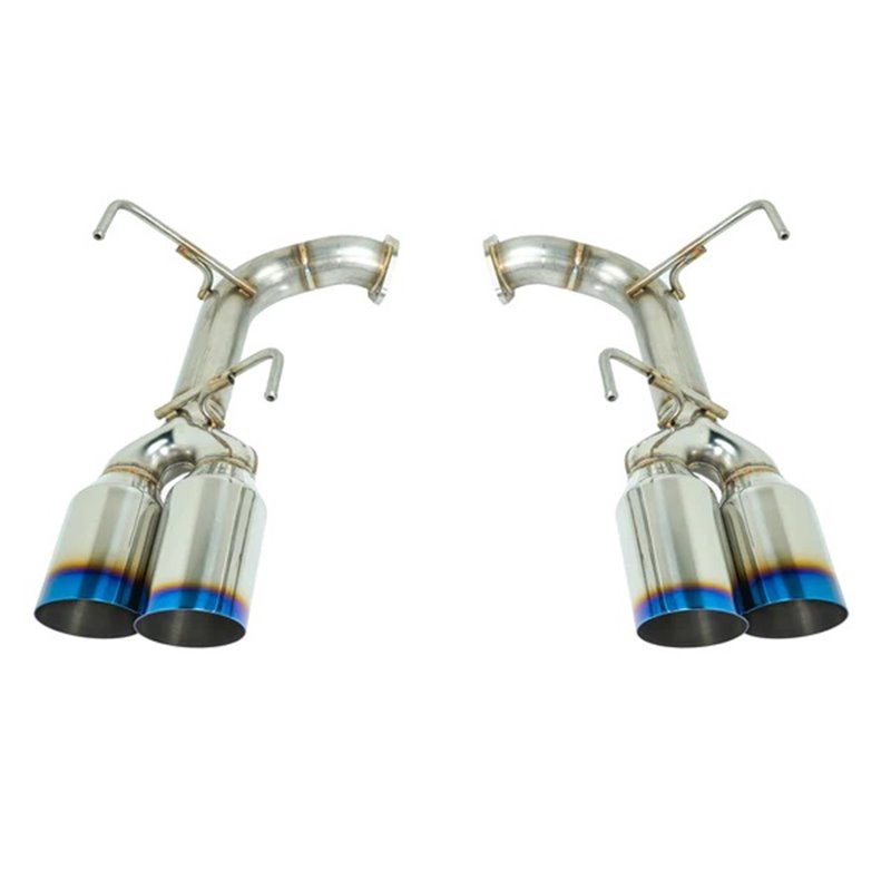 REMARK | Axle-Back Exhaust (4" Stainless Single Wall Tip) - WRX / STi 2015-2021 REMARK Axle-Back Exhausts