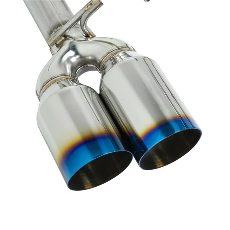 REMARK | Axle-Back Exhaust (4" Stainless Single Wall Tip) - WRX / STi 2015-2021 REMARK Axle-Back Exhausts