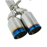 REMARK | Axle-Back Exhaust (4" Stainless Single Wall Tip) - WRX / STi 2015-2021 REMARK Axle-Back Exhausts