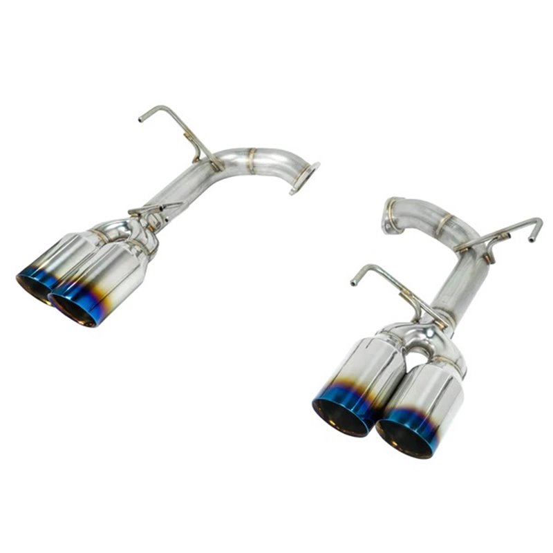 REMARK | Axle-Back Exhaust (4" Stainless Single Wall Tip) - WRX / STi 2015-2021 REMARK Axle-Back Exhausts