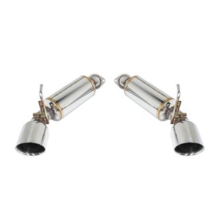 REMARK | Axle-Back Exhaust (Burnt Stainless Double Wall Tip) - 370Z 2009-2021