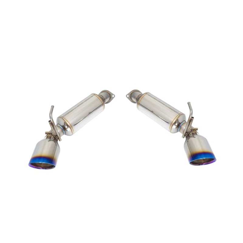 REMARK | Axle-Back Exhaust (Burnt Stainless Double Wall Tip) - 370Z 2009-2021
