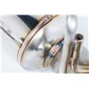 REMARK | Axle-Back Exhaust (Burnt Stainless Double Wall Tip) - 370Z 2009-2021