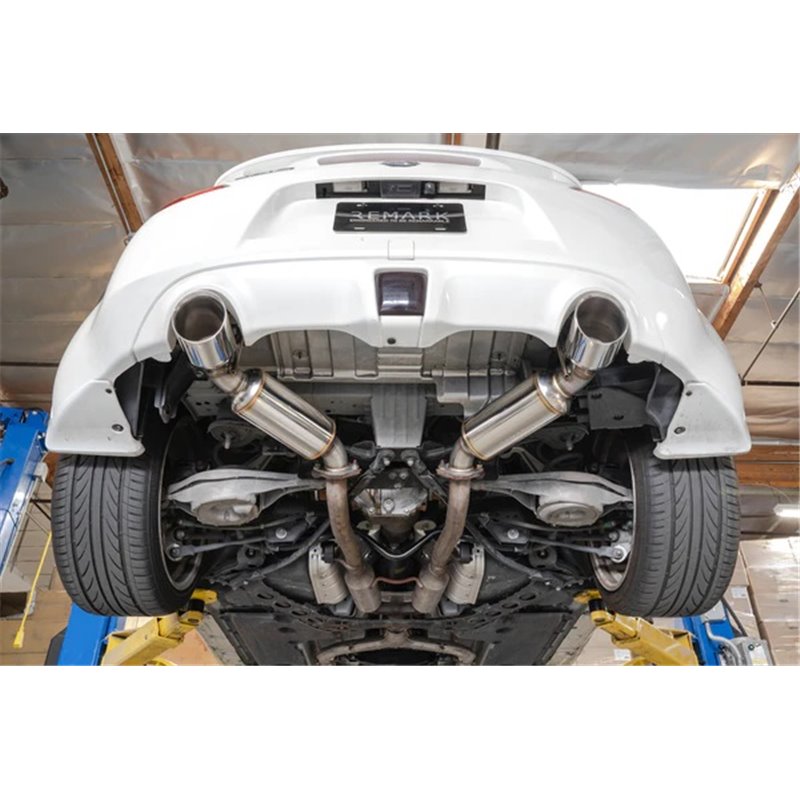REMARK | Axle-Back Exhaust (Burnt Stainless Double Wall Tip) - 370Z 2009-2021