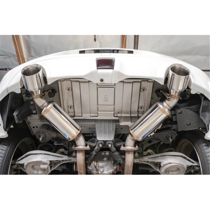 REMARK | Axle-Back Exhaust (Burnt Stainless Double Wall Tip) - 370Z 2009-2021