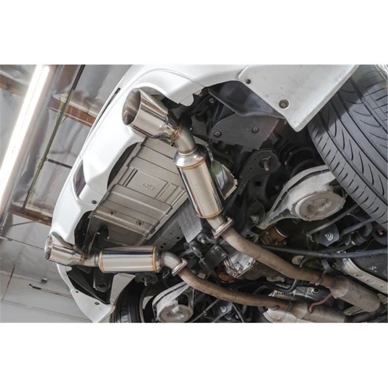REMARK | Axle-Back Exhaust (Burnt Stainless Double Wall Tip) - 370Z 2009-2021