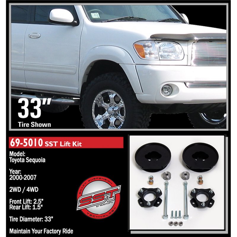 ReadyLIFT | SST® Lift Kit - Sequoia Limited / SR5 4.7L 2001-2007 ReadyLIFT Lift Kits